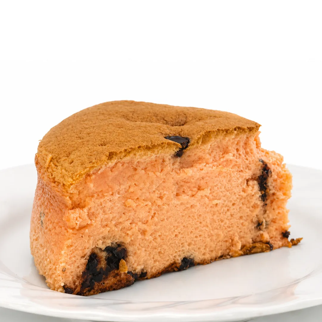 スイカ風味のスフレチーズケーキ